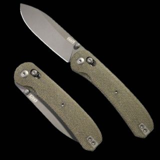 Další varianta vesmírného modulu Knafs Lander 2 EDC Pocket Knife - Green Micarta - Clutch Lock letí k nám do VintageWear 🚀...
